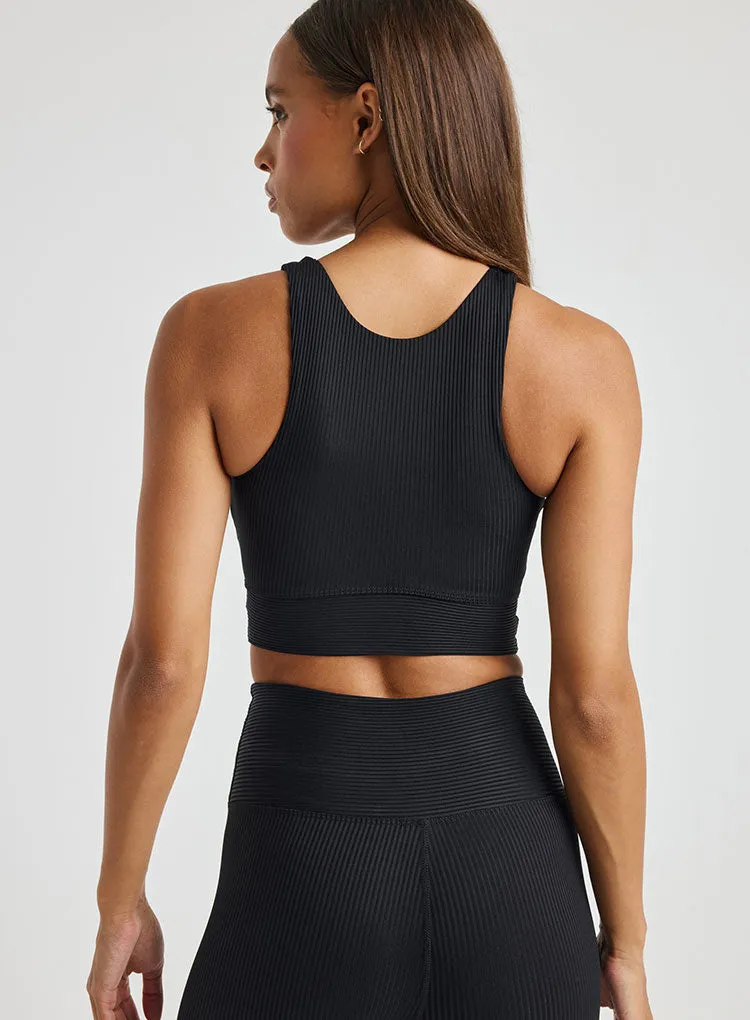RIBBED GYM BRA