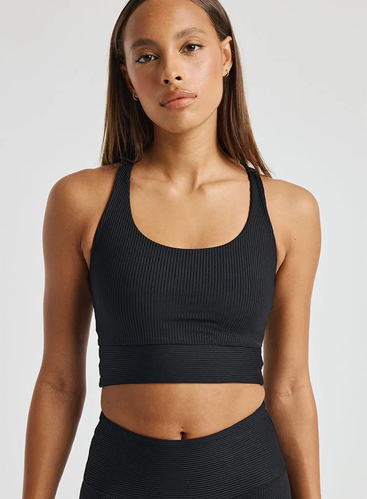RIBBED GYM BRA