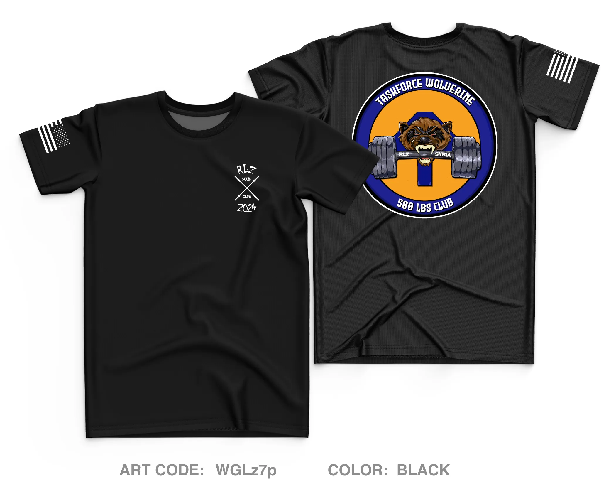 RLZ gym club Core Men's SS Performance Tee - WGLz7p