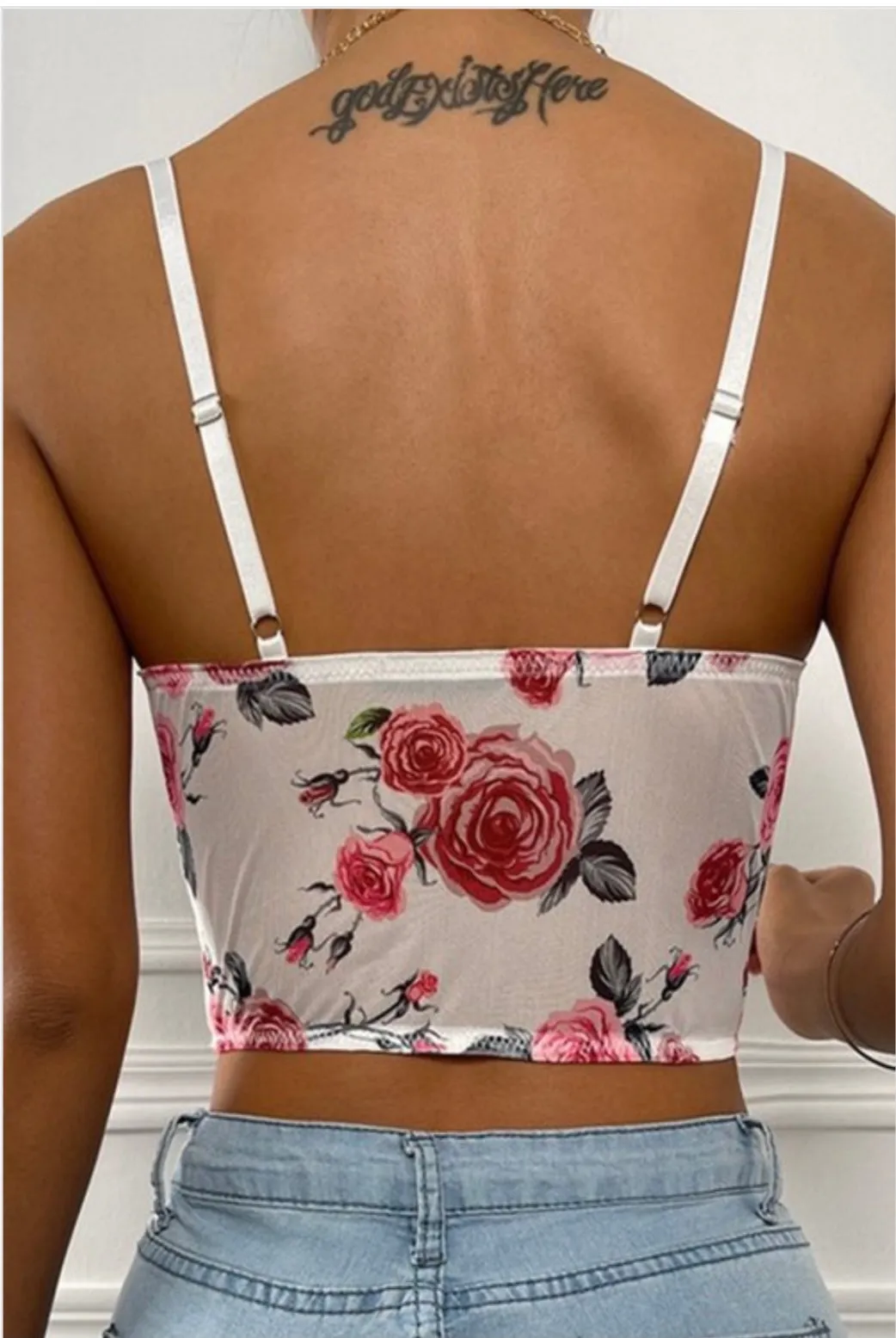 Rosa Floral Baddie Corset