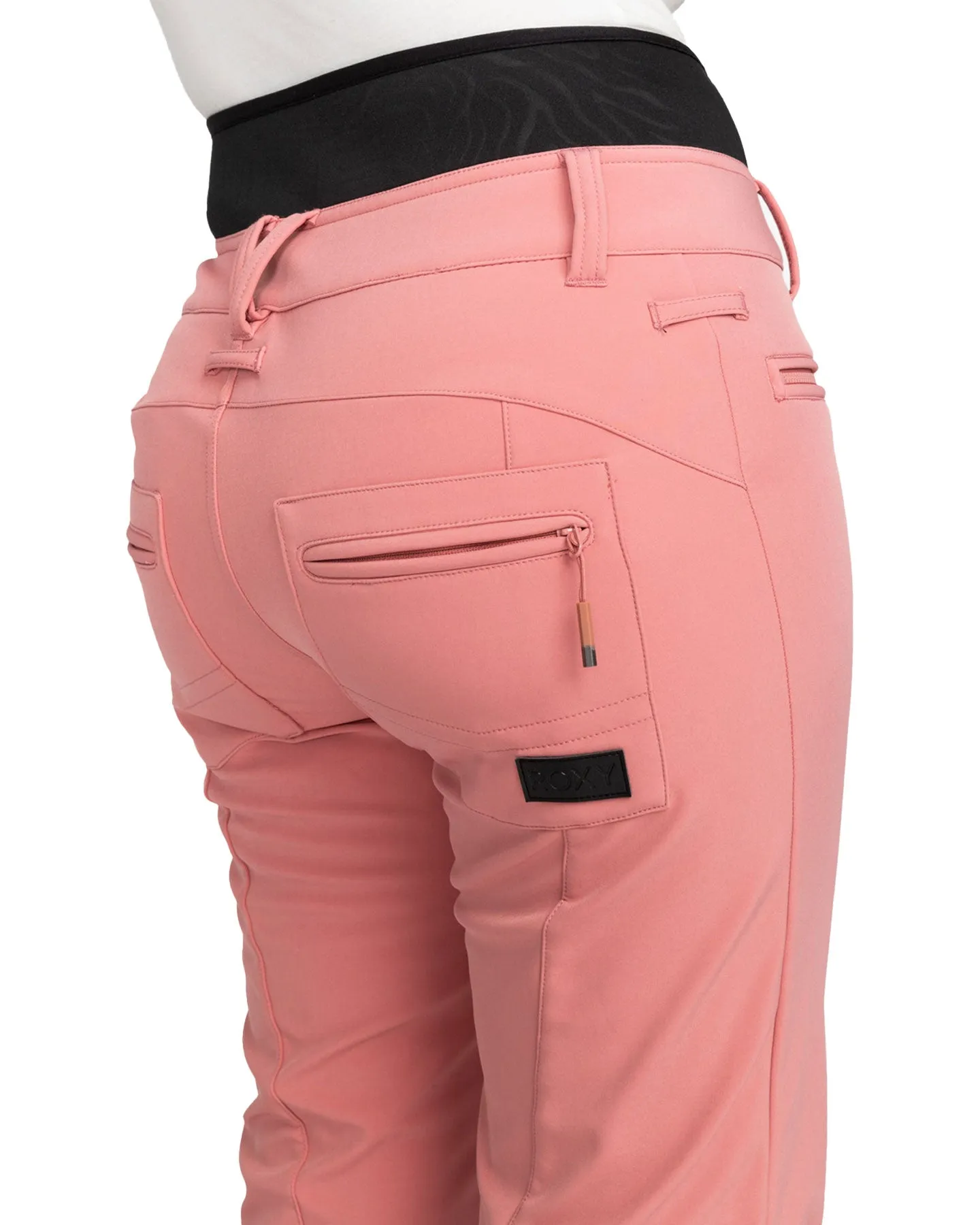 Roxy Women's Rising High Technical Snow Pants - Dusty Rose