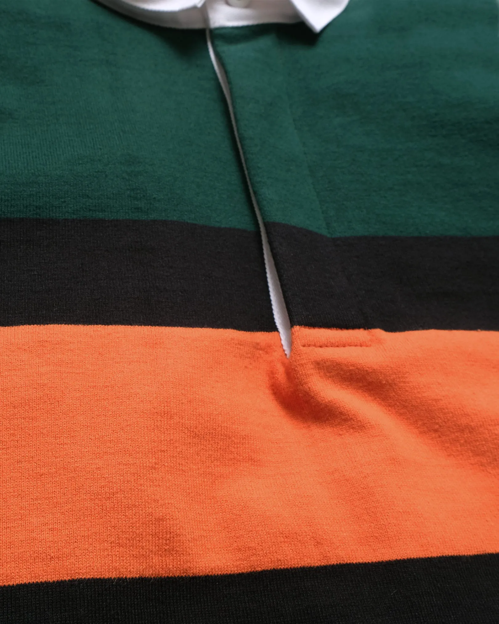 Rugby Shirt - Evergreen / Orange