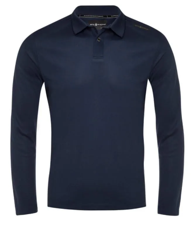 SAIL RACING BOW TECH POLO LONG SLEEVE - NAVY