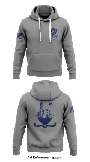 Saint Mary's Army ROTC Store 1  Core Men's Hooded Performance Sweatshirt - r2z5gp