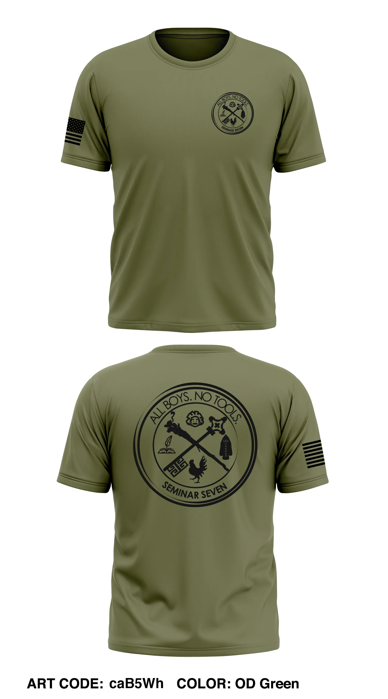 SAMS AY23 Seminar 7 Core Men's SS Performance Tee - caB5Wh