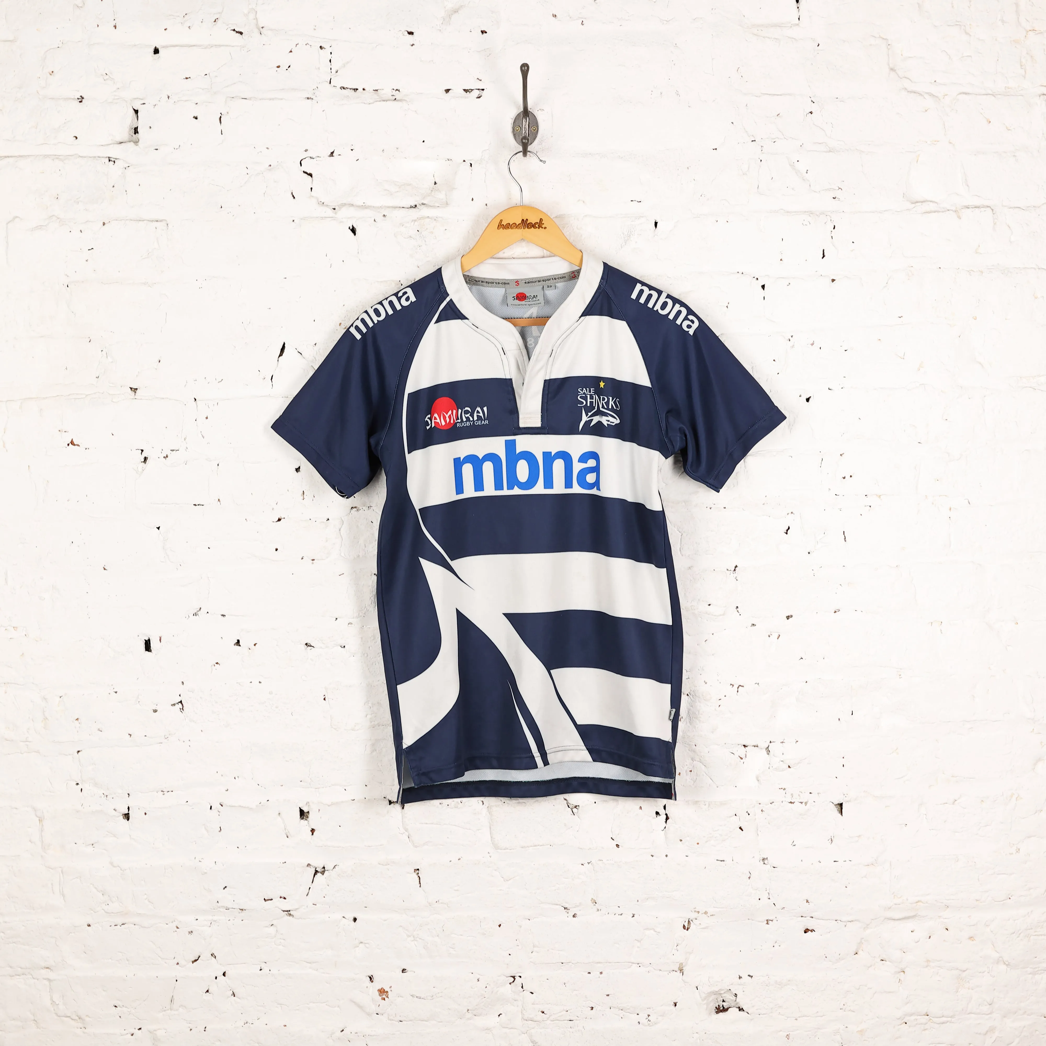 Samurai Sale Sharks Rugby Shirt - Blue - XS