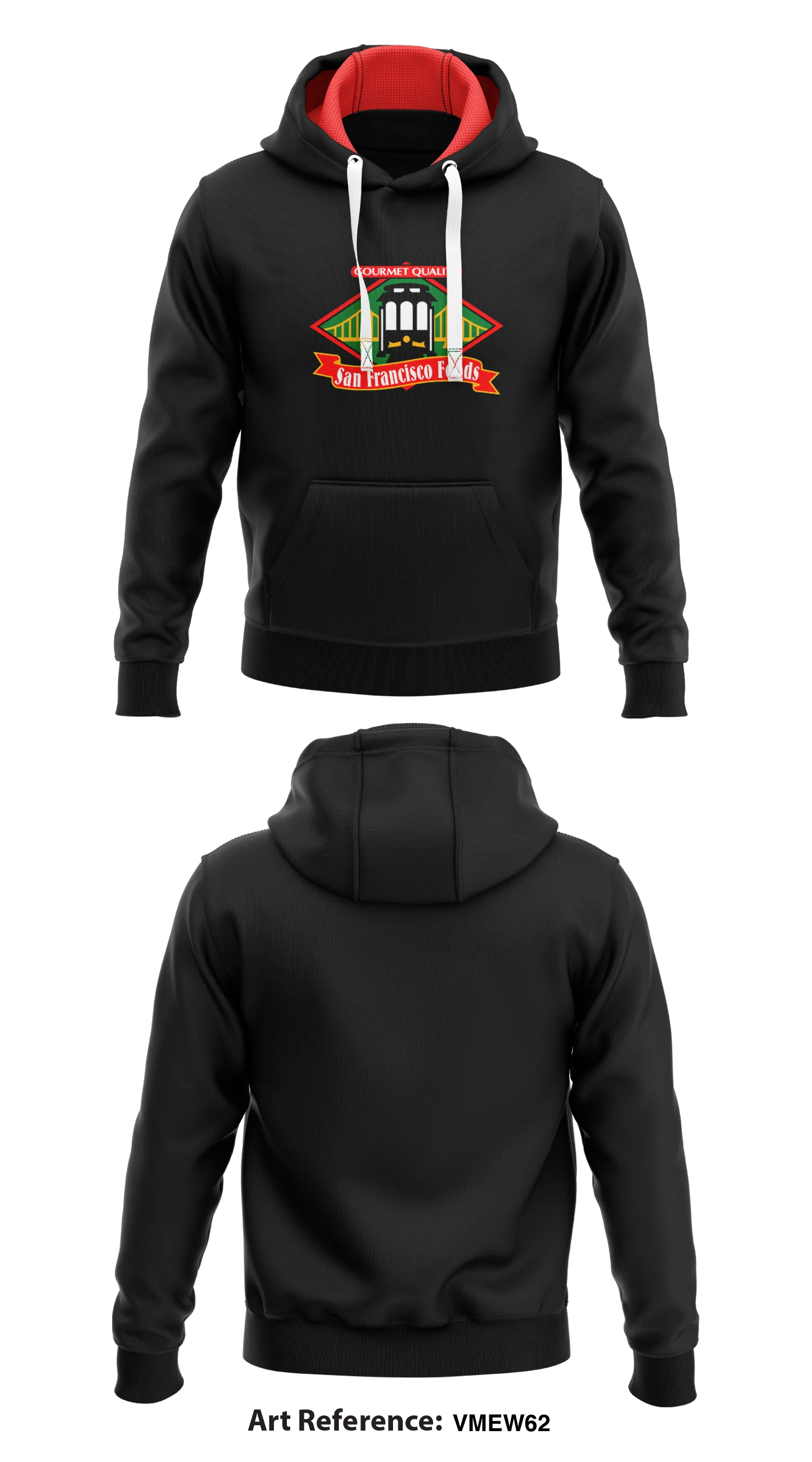 San Francisco Food Store 1  Core Men's Hooded Performance Sweatshirt - pbHwdj