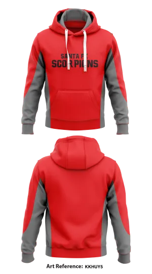 Santa Fe Scorpions Store 1  Core Men's Hooded Performance Sweatshirt - zrmX73