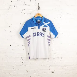 Scotland Macron Away Rugby Shirt - White - M