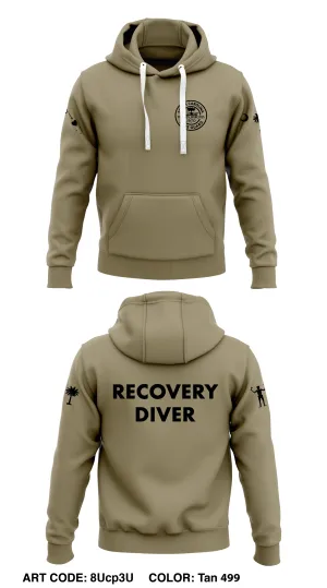 SCSG Dive Team  Core Men's Hooded Performance Sweatshirt - 8Ucp3U