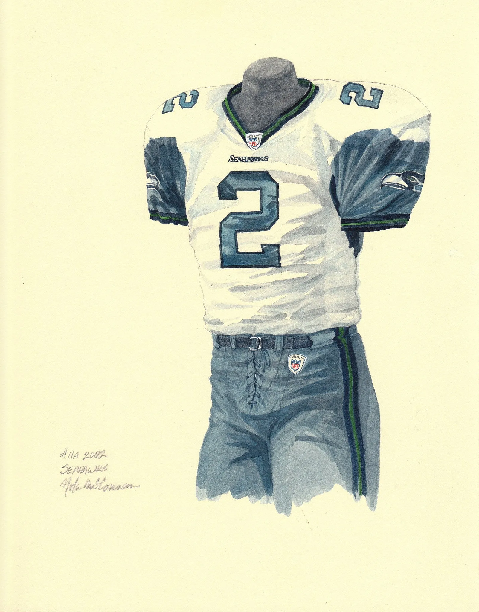 Seattle Seahawks 2002 White