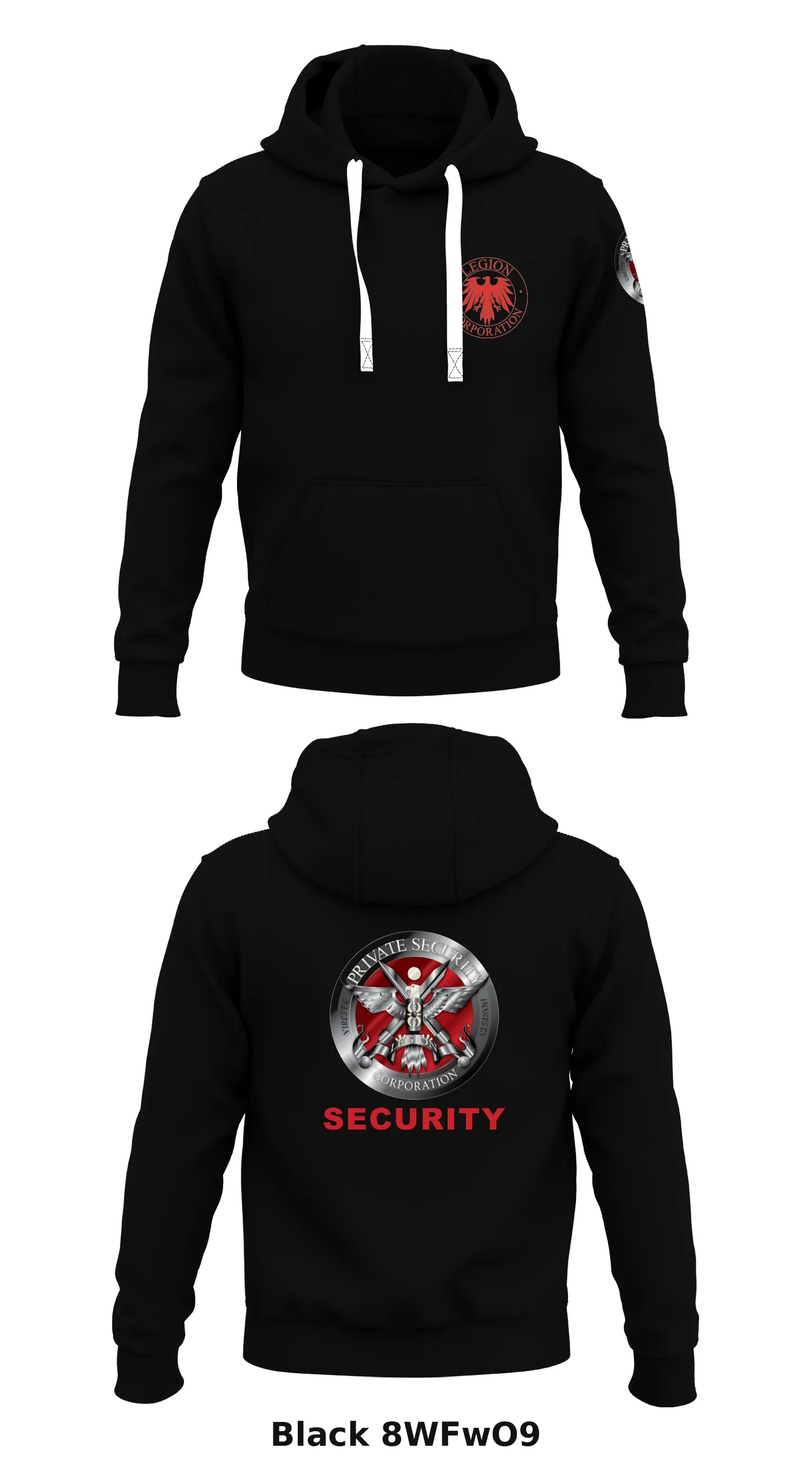 Security Guard Force Team Store 1  Core Men's Hooded Performance Sweatshirt - 8WFwO9