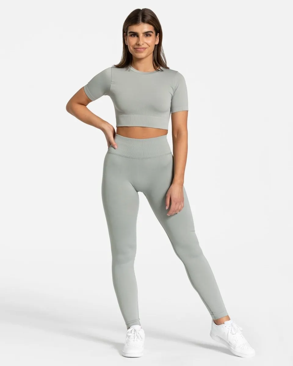 Sensation Crop Top "Grau"