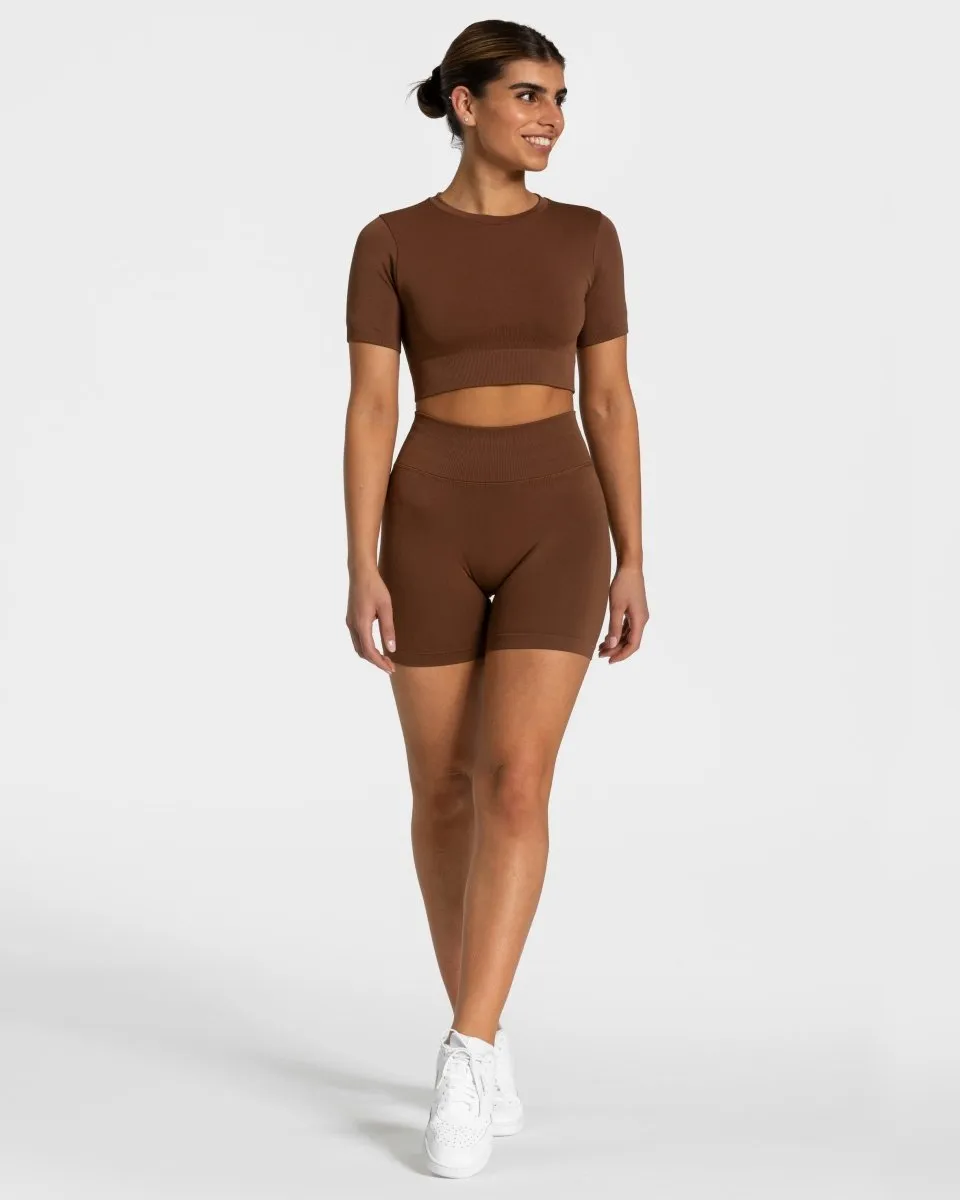 Sensation Crop Top "Karamell"