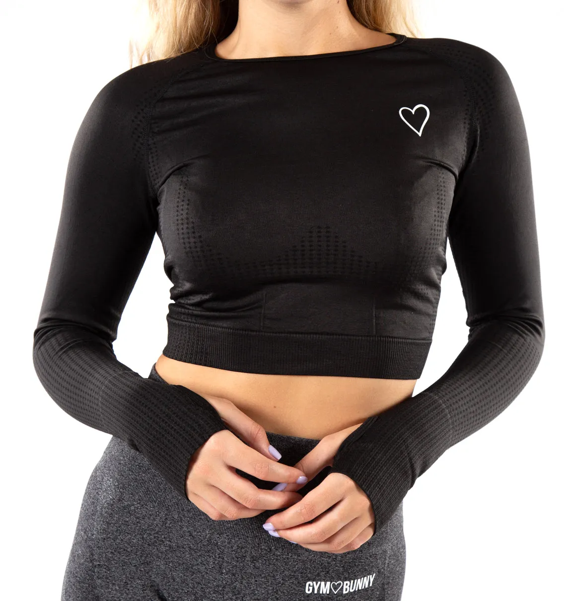 Shapewear Gym bunny Longsleeve Powertop - black