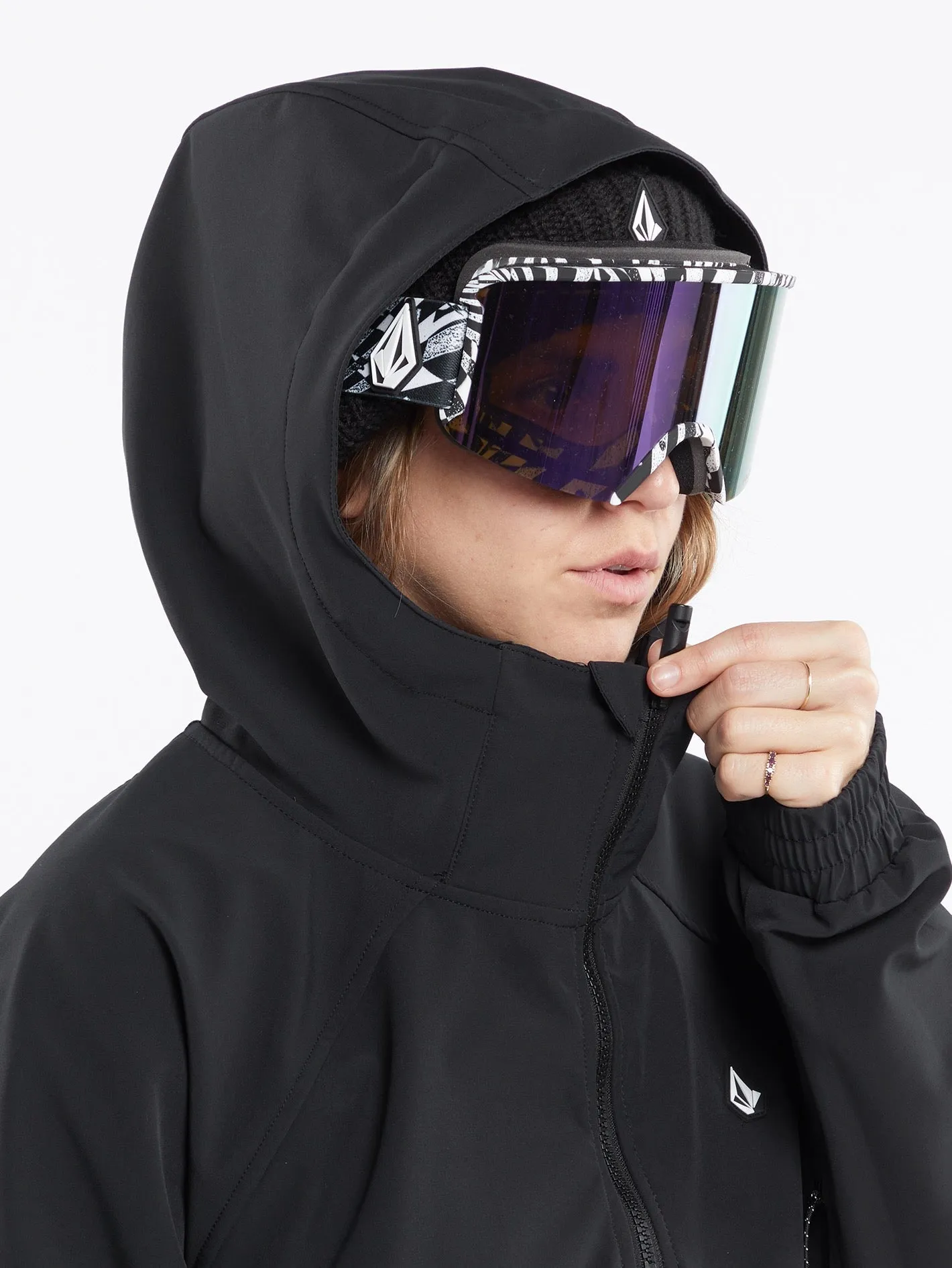 Sinter Bonded Stretch Jacke - BLACK