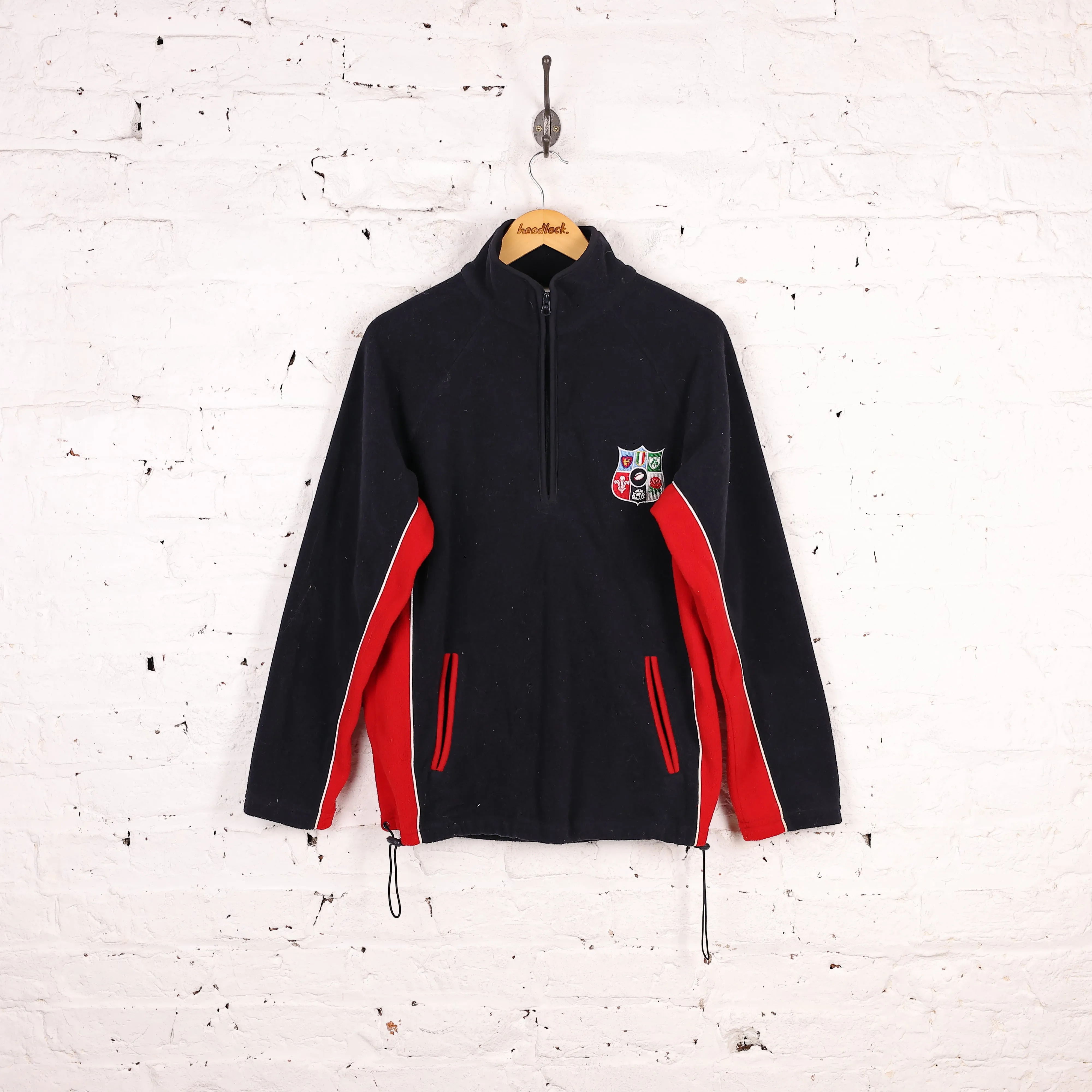 Six Nations Rugby 1/4 Zip Fleece - Blue - S