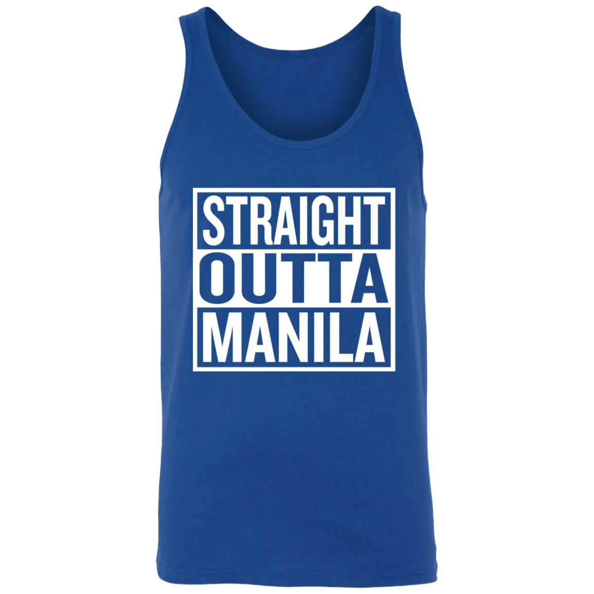 Straight Outta Manila Unisex Cotton Tank Top