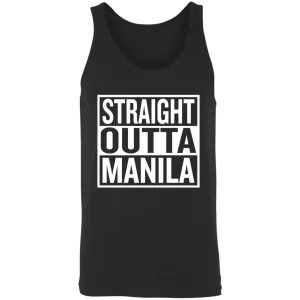 Straight Outta Manila Unisex Cotton Tank Top