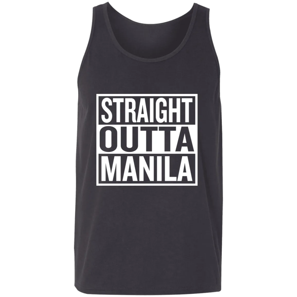 Straight Outta Manila Unisex Cotton Tank Top