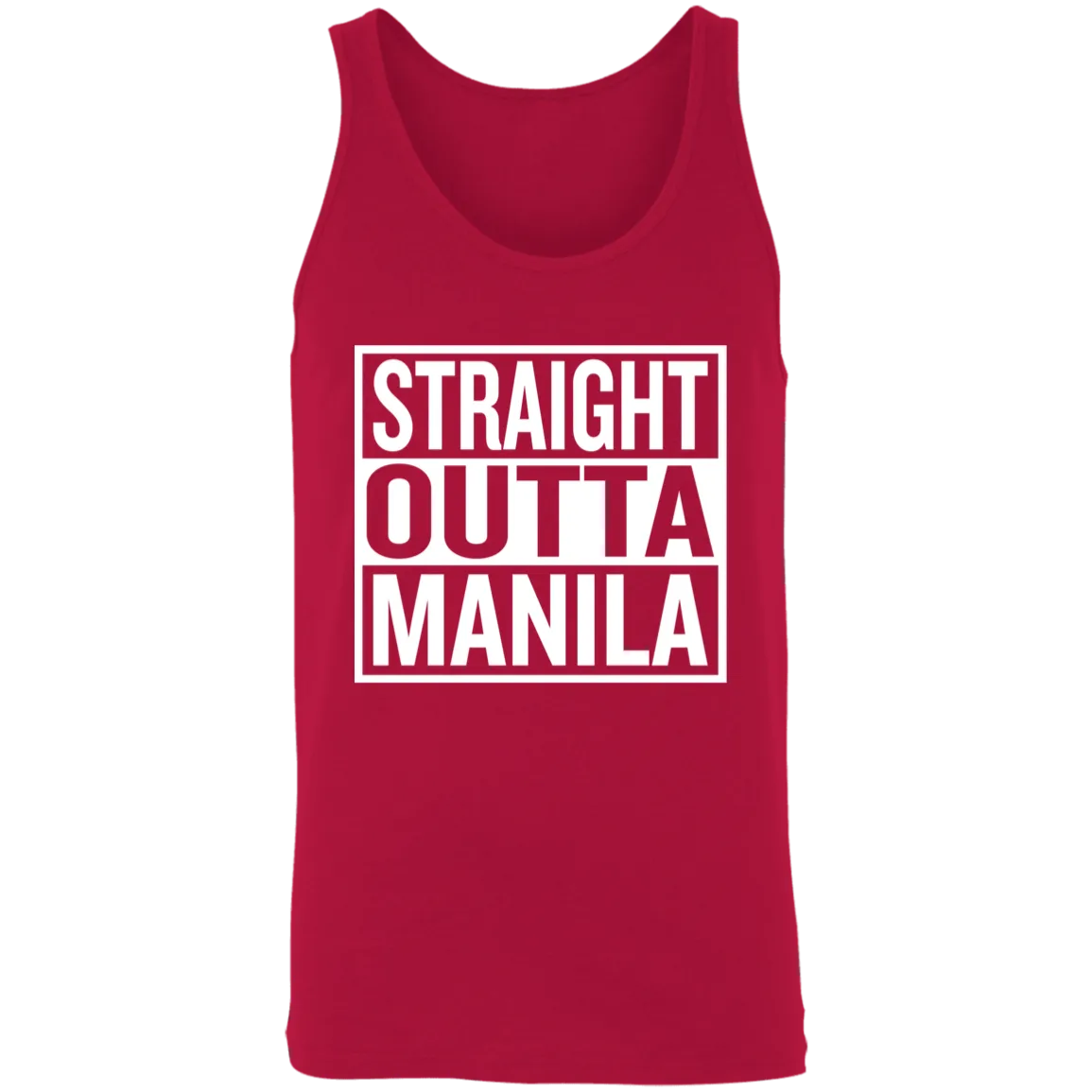 Straight Outta Manila Unisex Cotton Tank Top