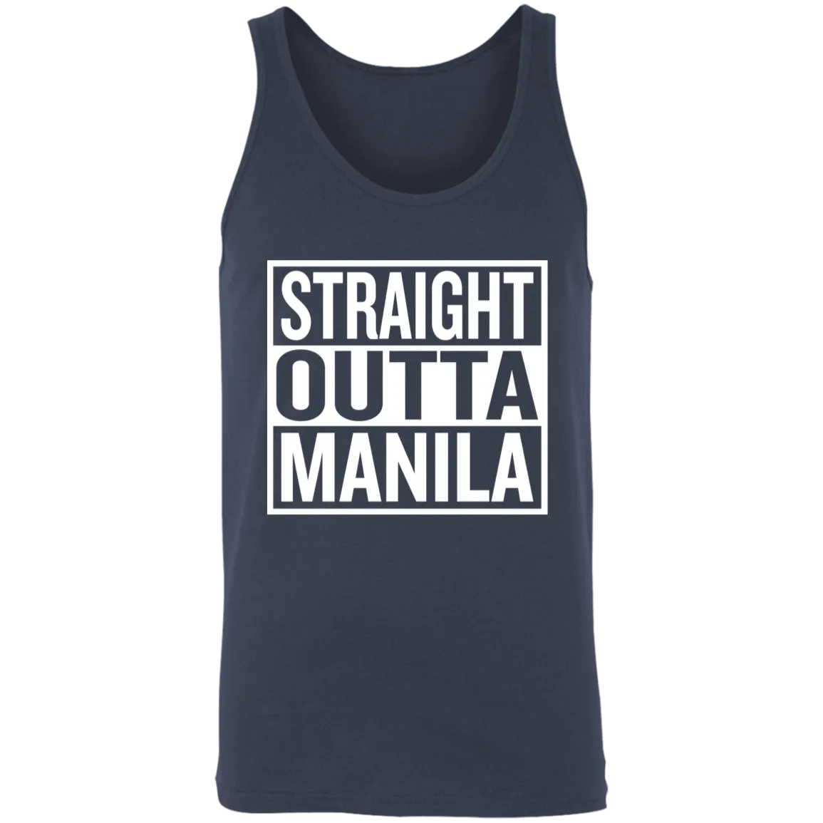 Straight Outta Manila Unisex Cotton Tank Top