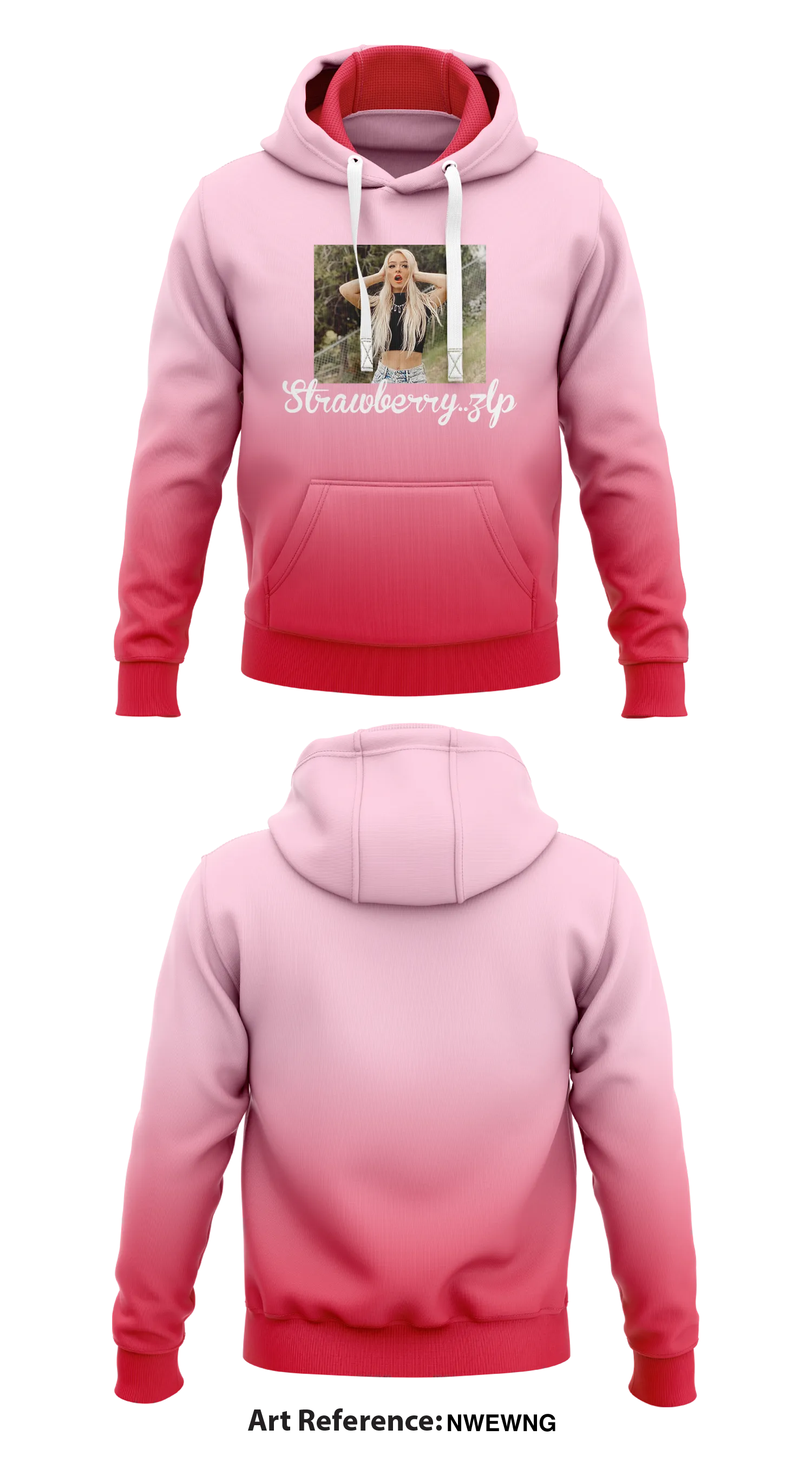 Strawberry..zlp  Store 1  Core Men's Hooded Performance Sweatshirt - NWEwNG