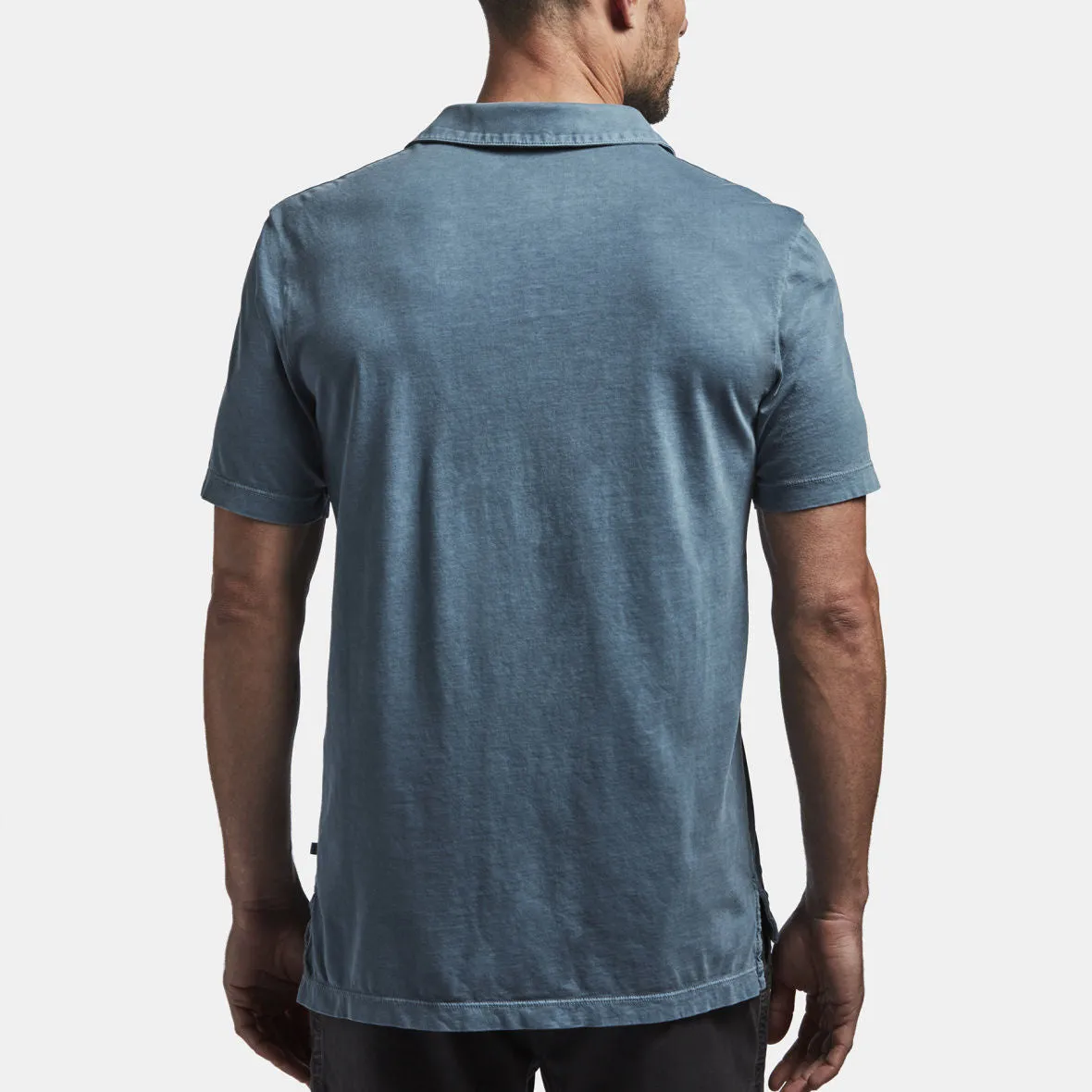 Sueded Jersey Polo - Globe Pigment