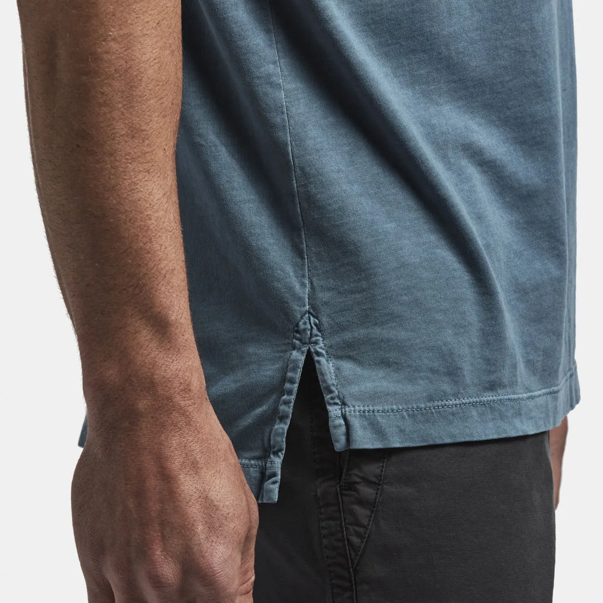 Sueded Jersey Polo - Globe Pigment