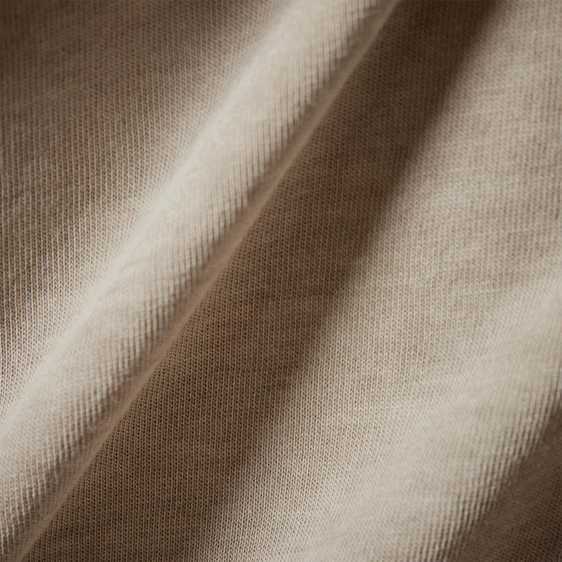 Sueded Jersey Polo - Toast Pigment
