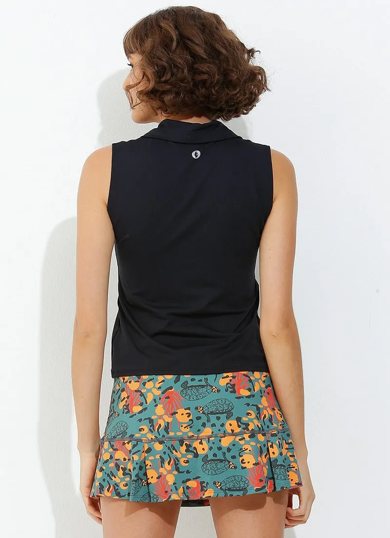 Sunshine Polo (Black) UPF 50 