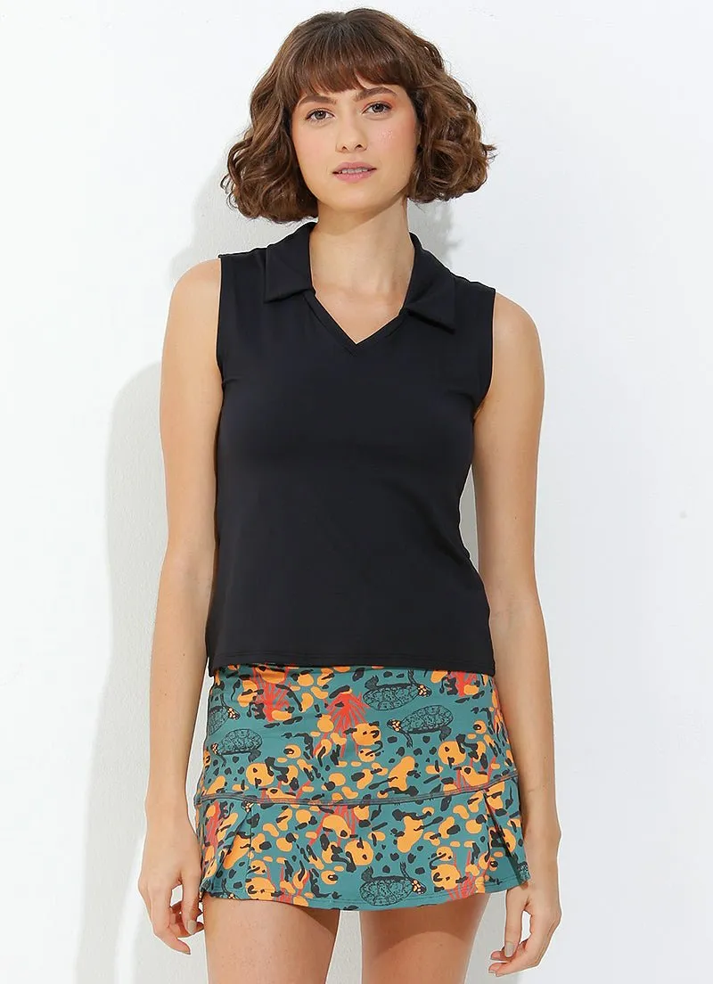 Sunshine Polo (Black) UPF 50 