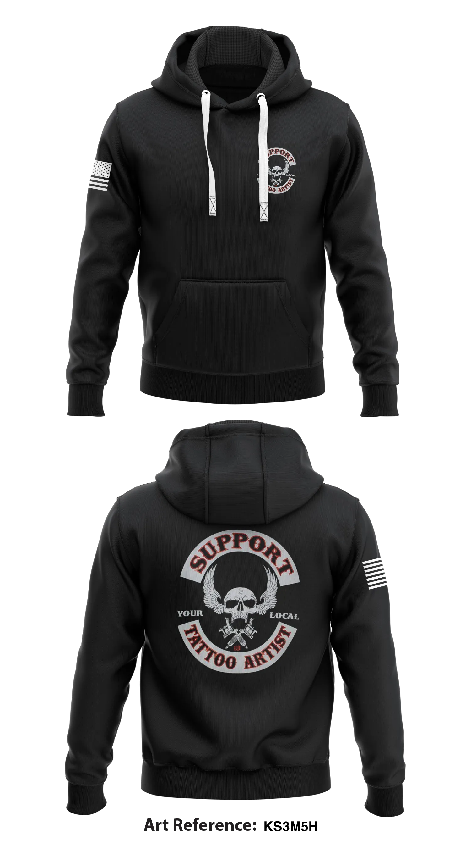 Support Tattoo Store 1  Core Men's Hooded Performance Sweatshirt - kS3M5H