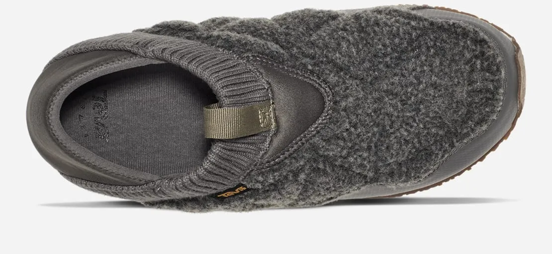 Teva Reember W Fleece Slipper Shoe Dark Gull Grey