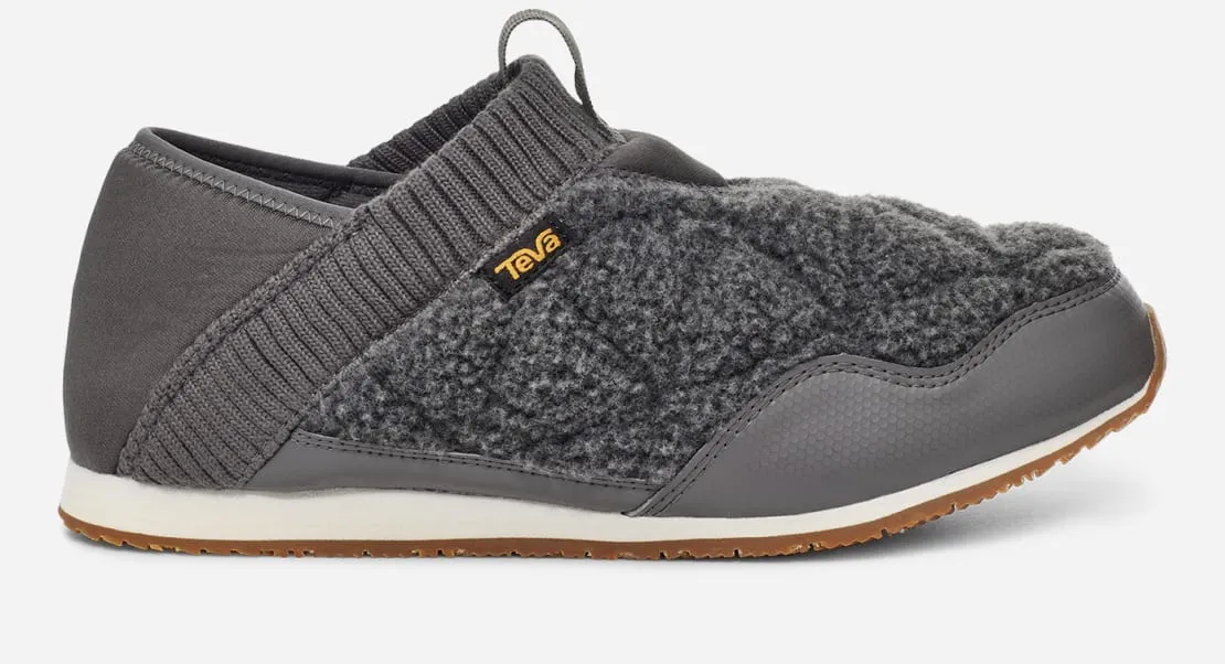 Teva Reember W Fleece Slipper Shoe Dark Gull Grey