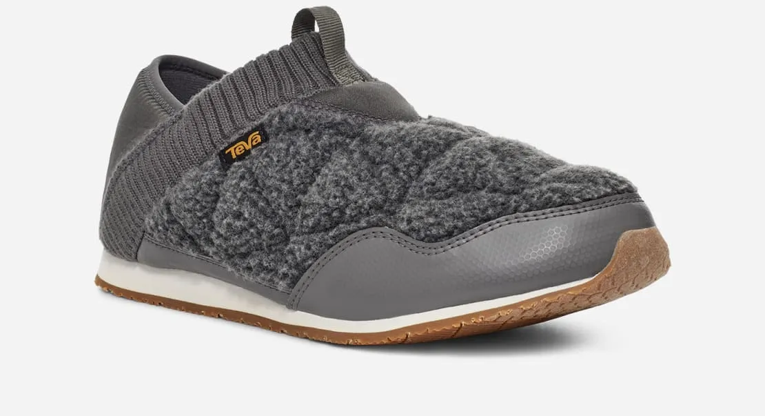 Teva Reember W Fleece Slipper Shoe Dark Gull Grey