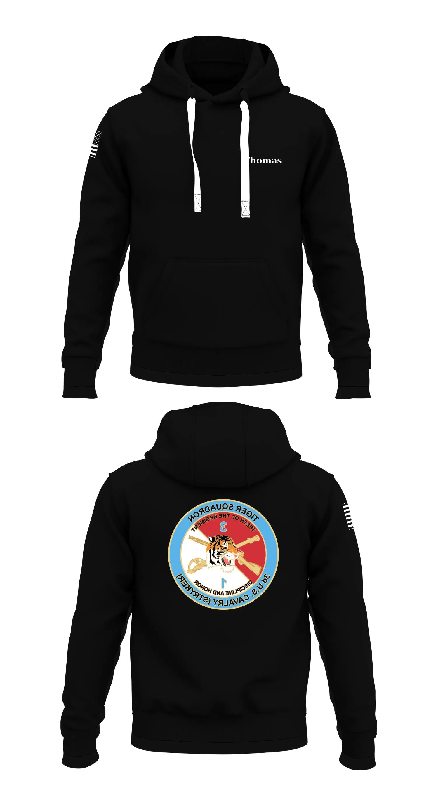 Thomas Store 1  Core Men's Hooded Performance Sweatshirt - 9090909
