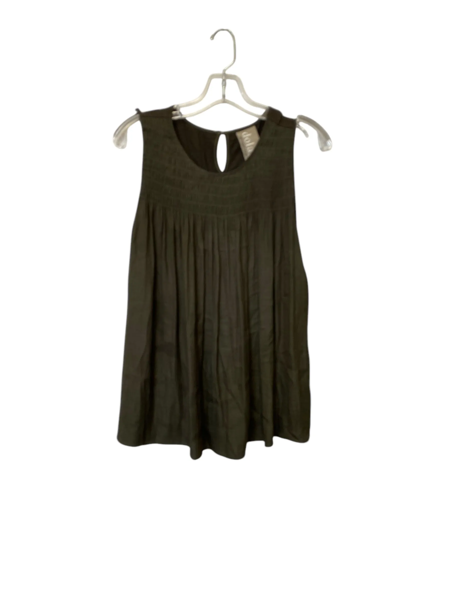 Top Sleeveless By Dolan Left Coast In Green, Size: S