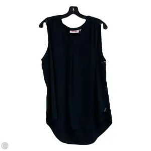 Top Sleeveless By Evri In Black, Size: 1x