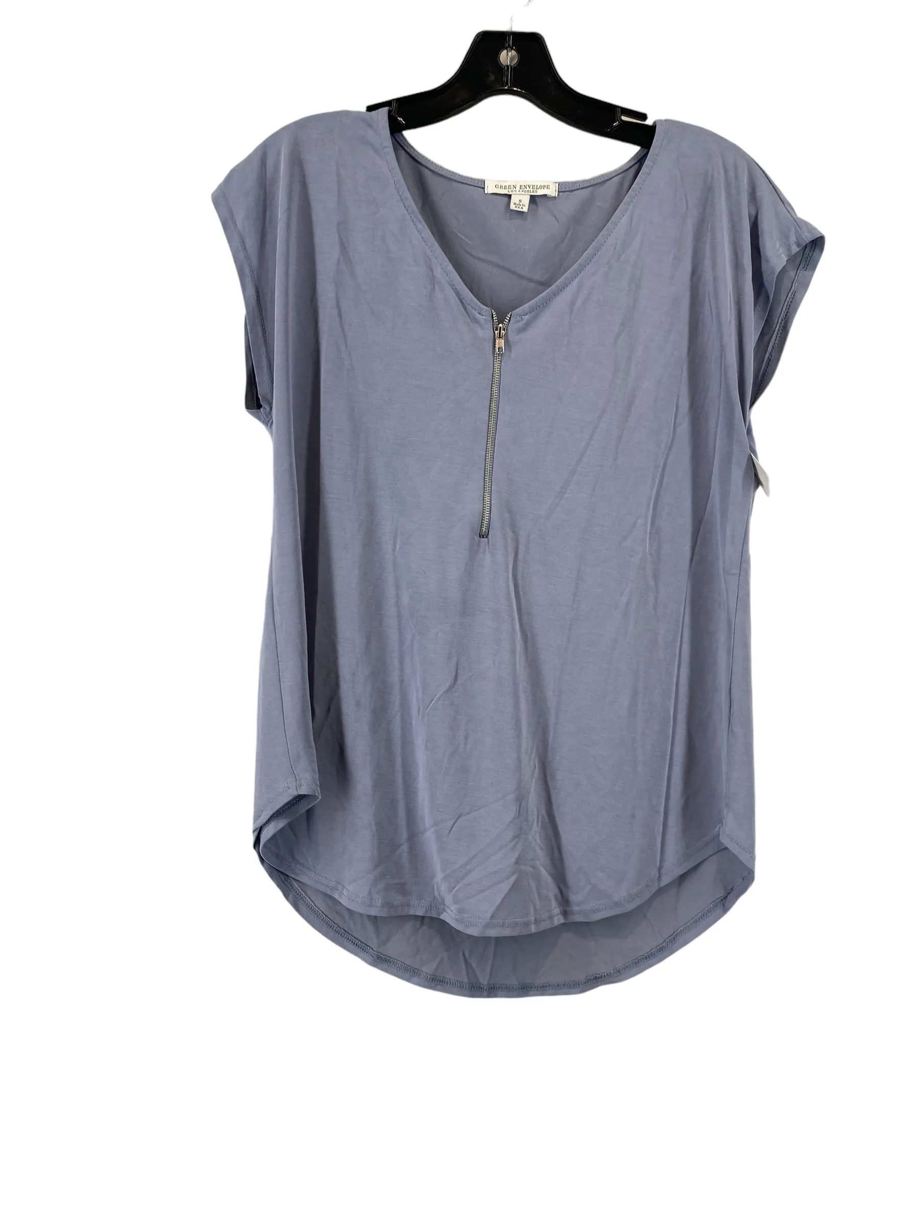 Top Sleeveless By Green Envelope In Blue, Size: S