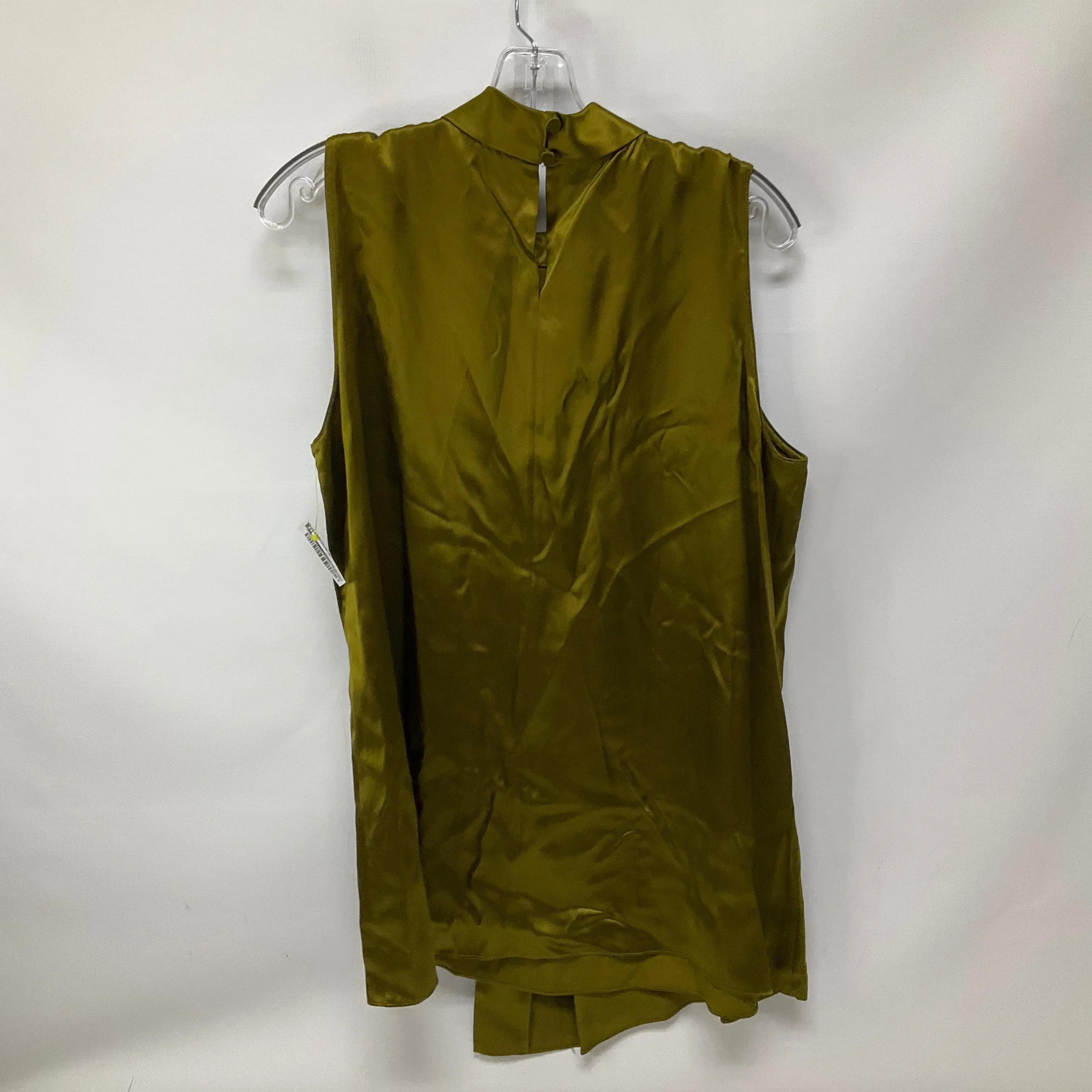 Top Sleeveless By Lafayette 148 In Green, Size: L
