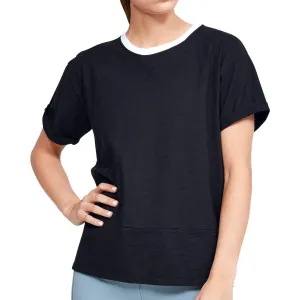 Under Armour Charged Cotton Short Sleeve Womens Training Top - Black