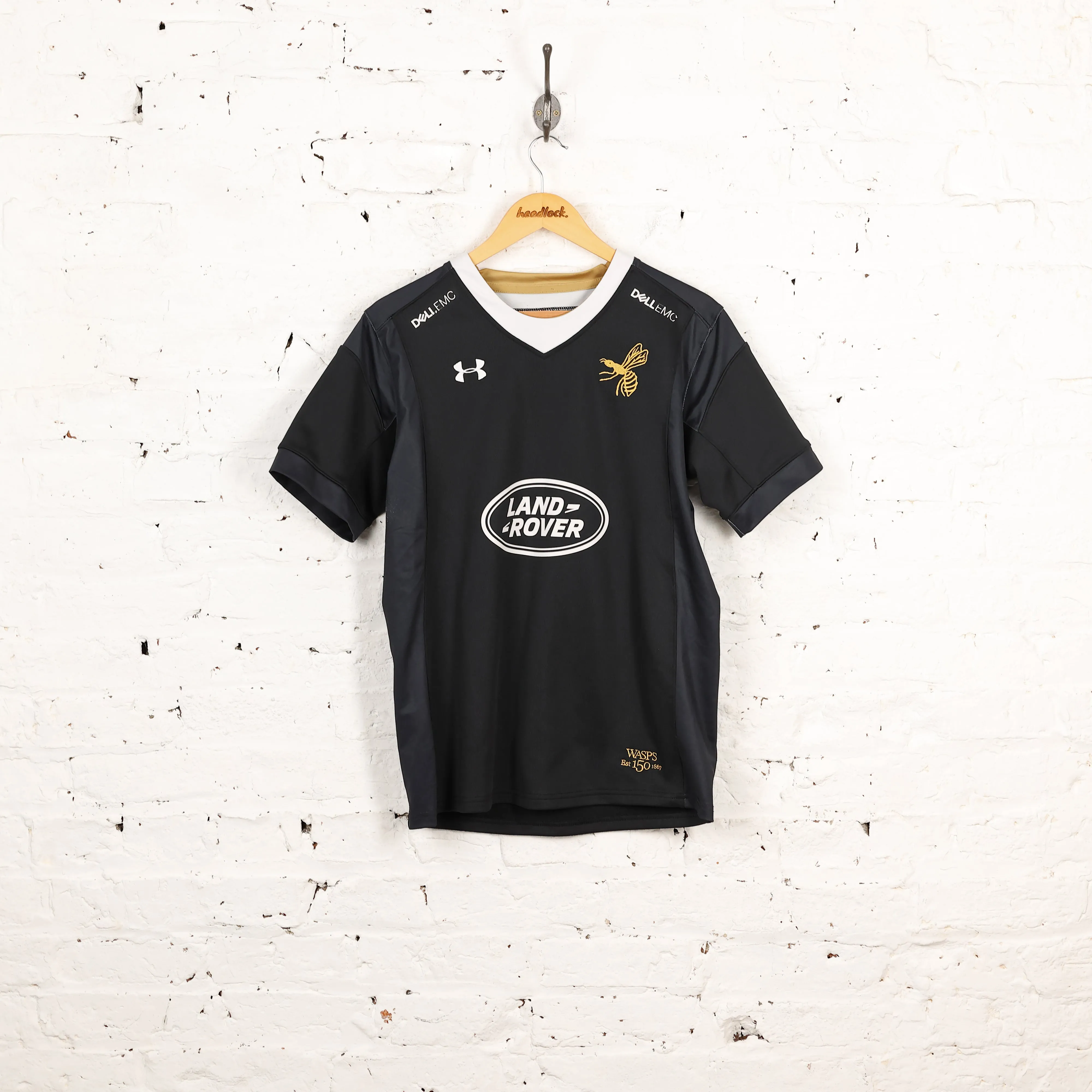 Under Armour London Wasps 2017 Home Rugby Shirt - Black - M
