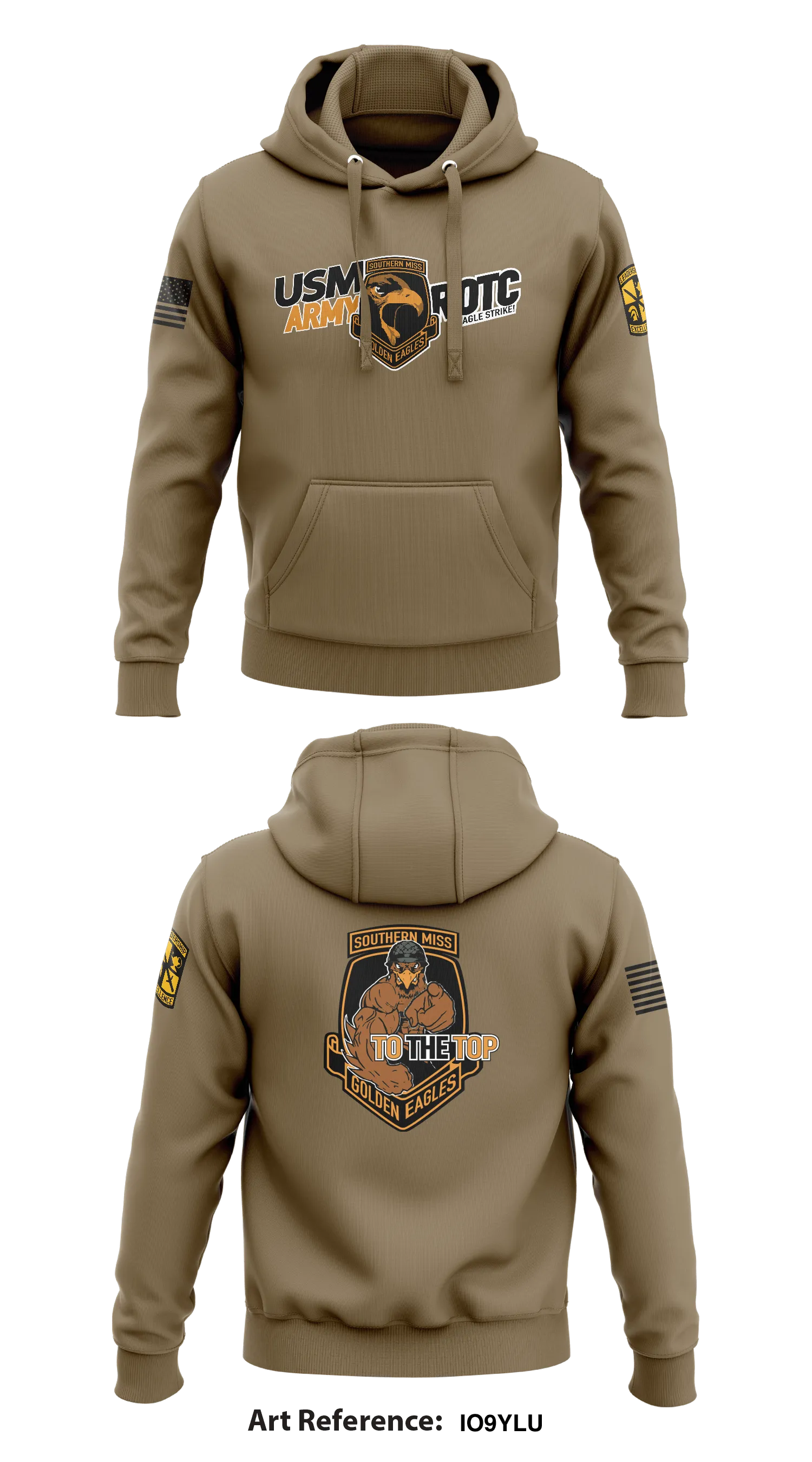 USM ROTC Store 1  Core Men's Hooded Performance Sweatshirt - Io9YLu