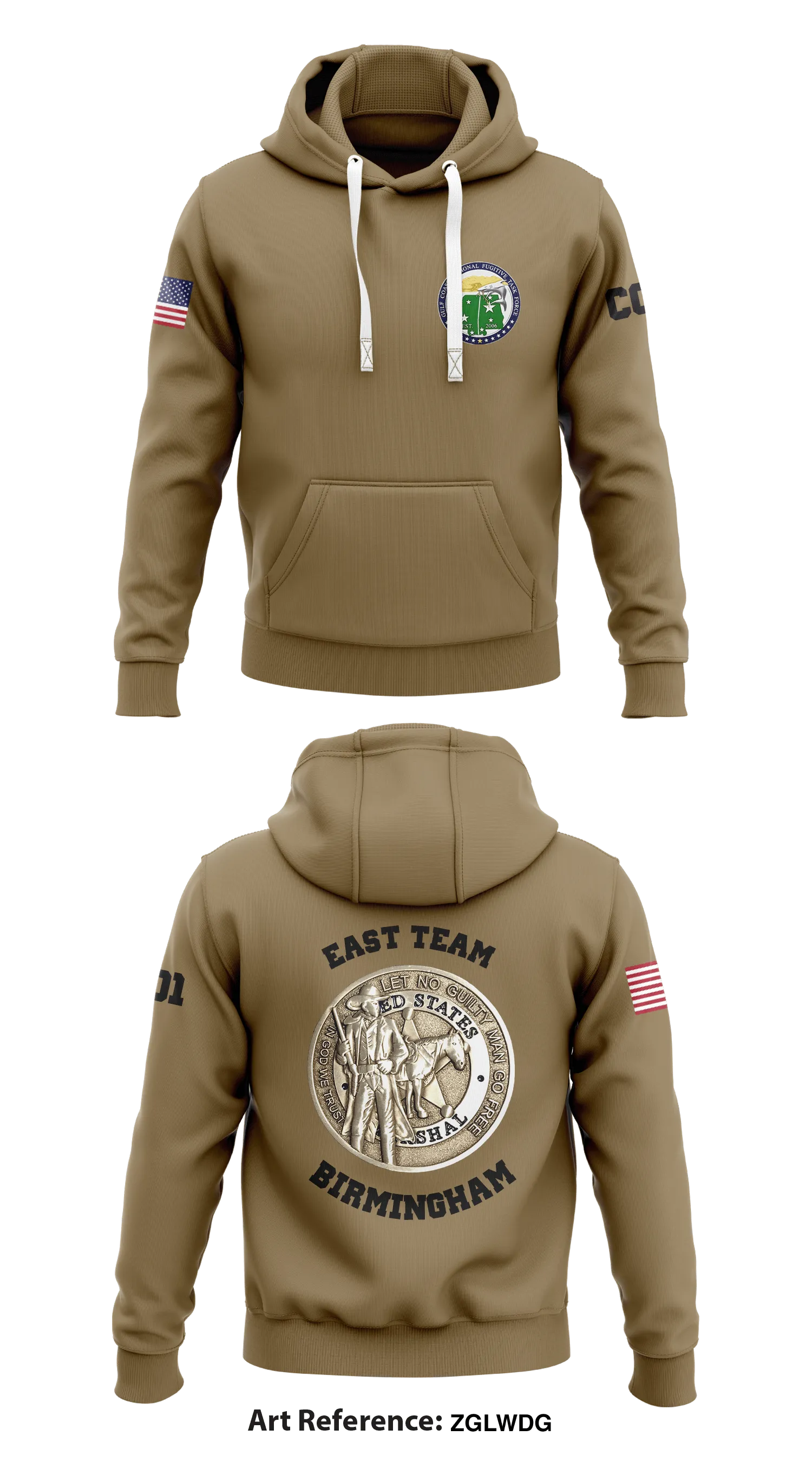 USMS Gulf Coast Regional Fugitive Task Force (East Team) Store 1  Core Men's Hooded Performance Sweatshirt - ZGLwDG