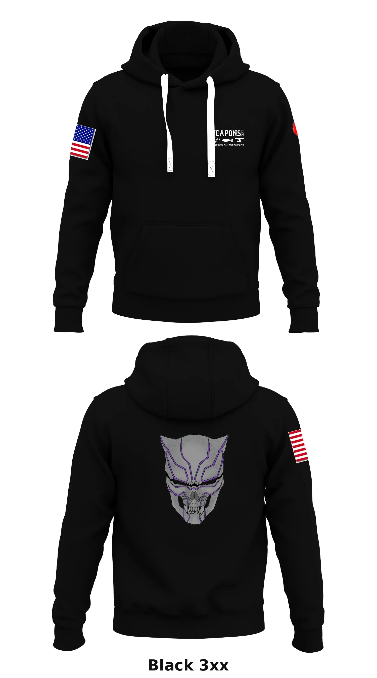 USS San Juan Store 1  Core Men's Hooded Performance Sweatshirt - 3xx