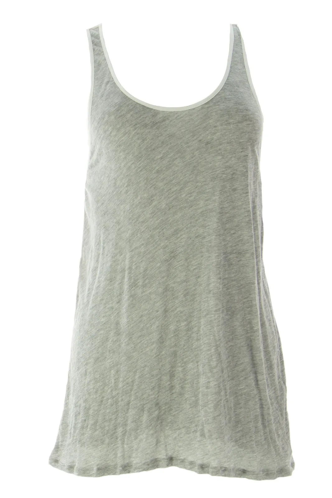 VELVET by Graham & Spencer Women's Blush Contrast Inset Sleeveless Top S $92 NEW