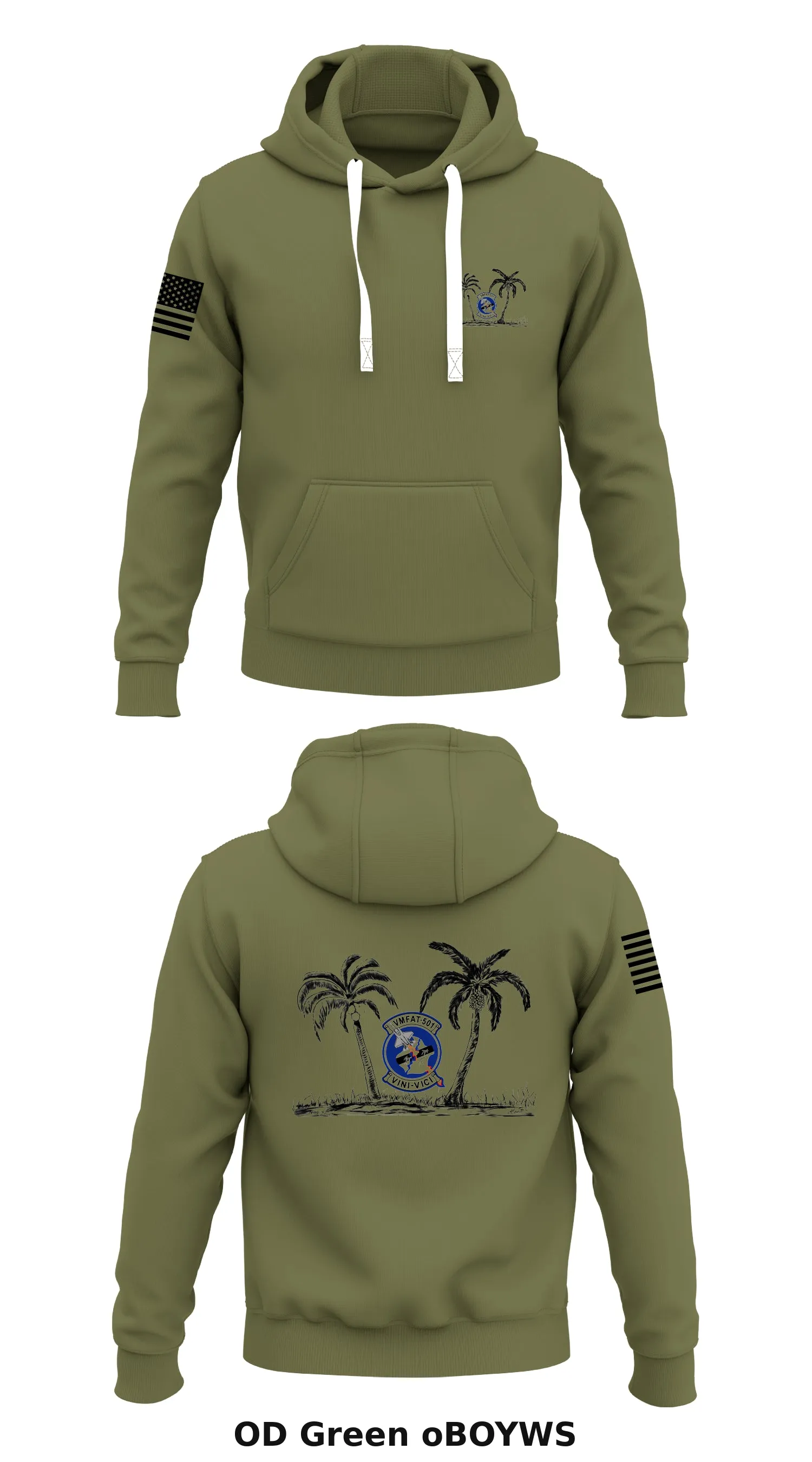 VMFAT 51 Store 1  Core Men's Hooded Performance Sweatshirt - oBOYWS