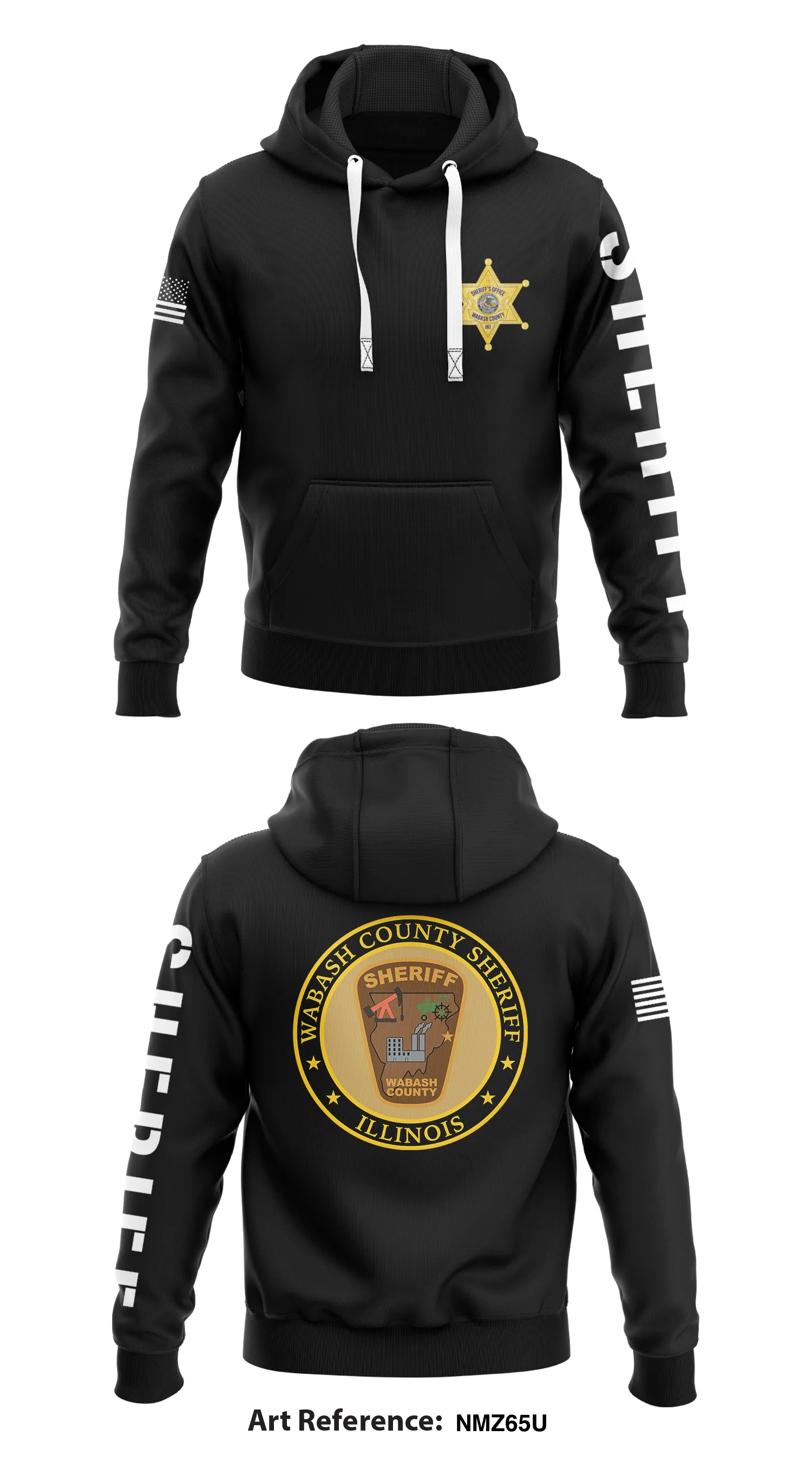 Wabash County Sheriff's Office  Store 1  Core Men's Hooded Performance Sweatshirt - NmZ65u
