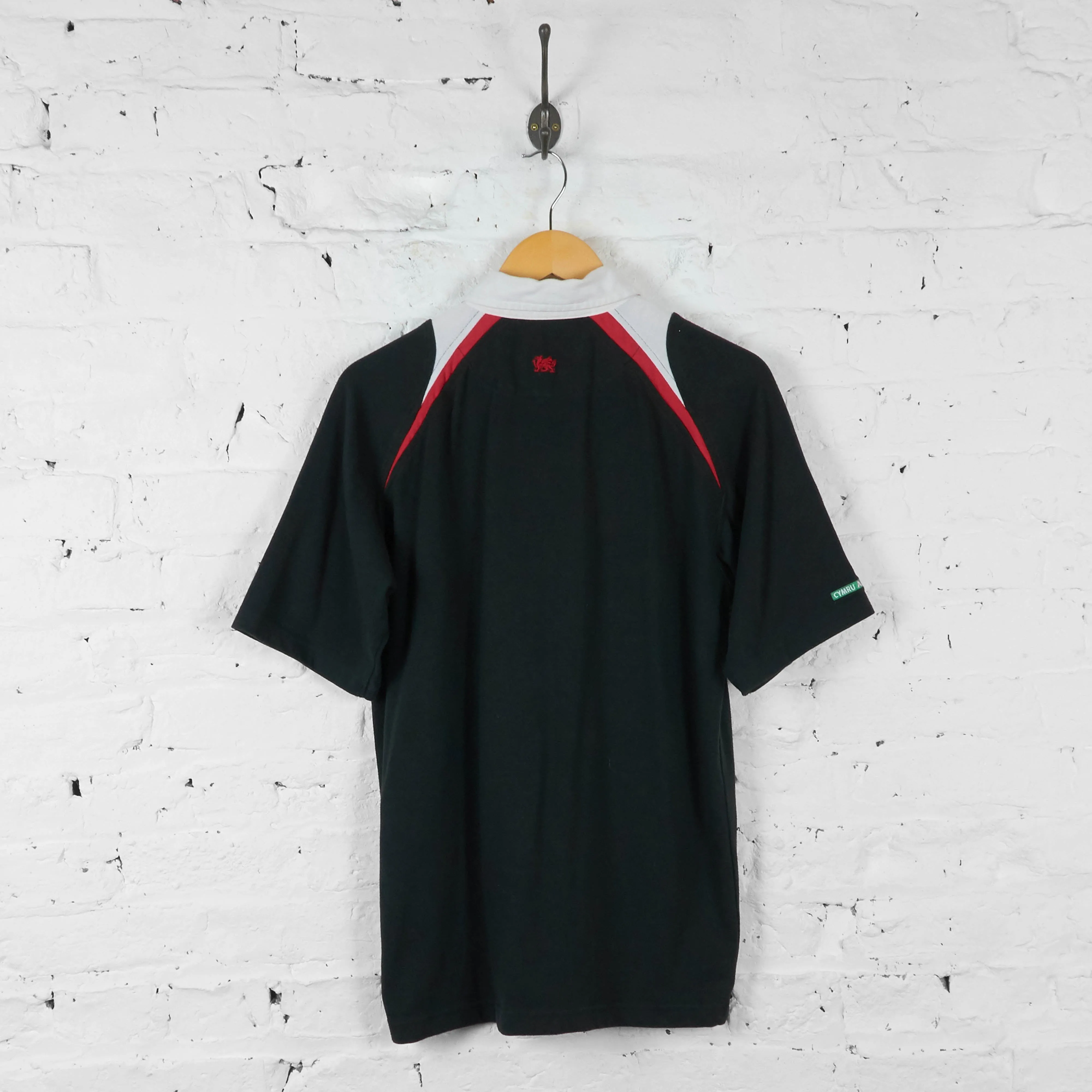 Wales 2006 Away Rugby Shirt - Black - L